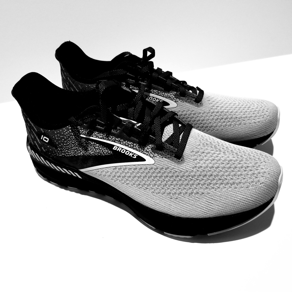 Brooks Launch GTS Running Shoe - Black and Gray